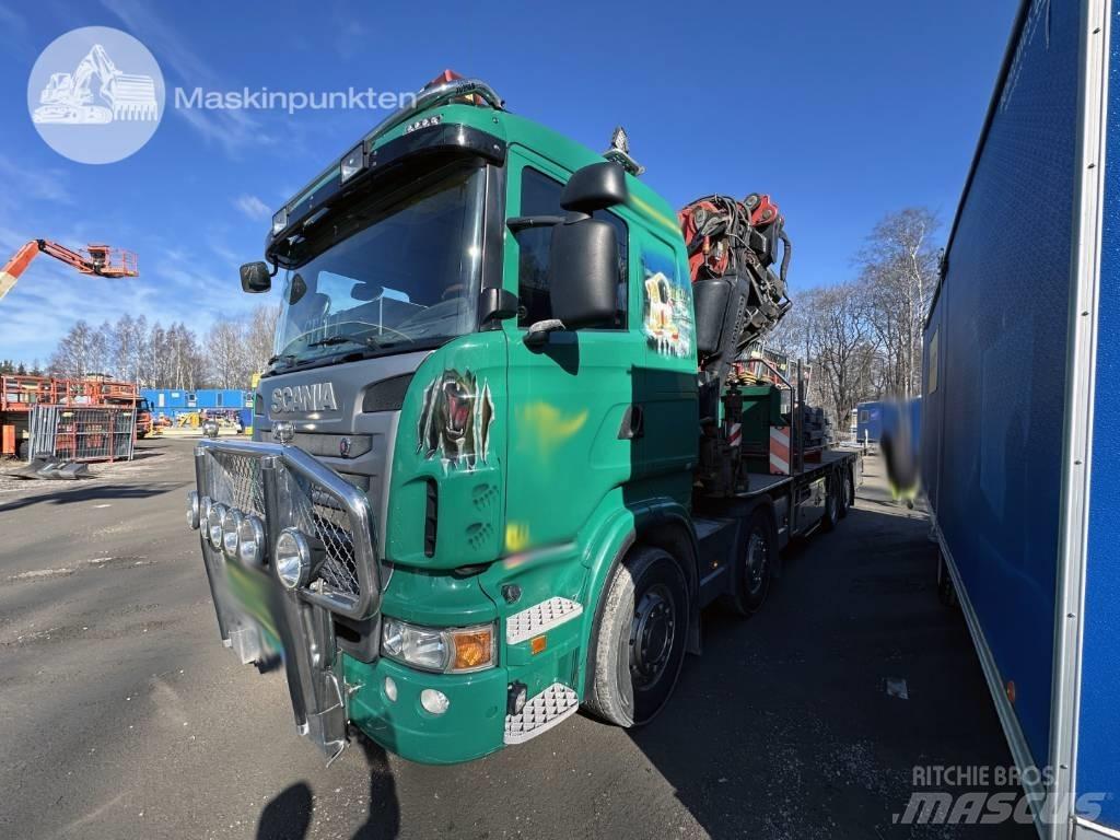 Scania R 440 LB クレーントラック、ユニック車