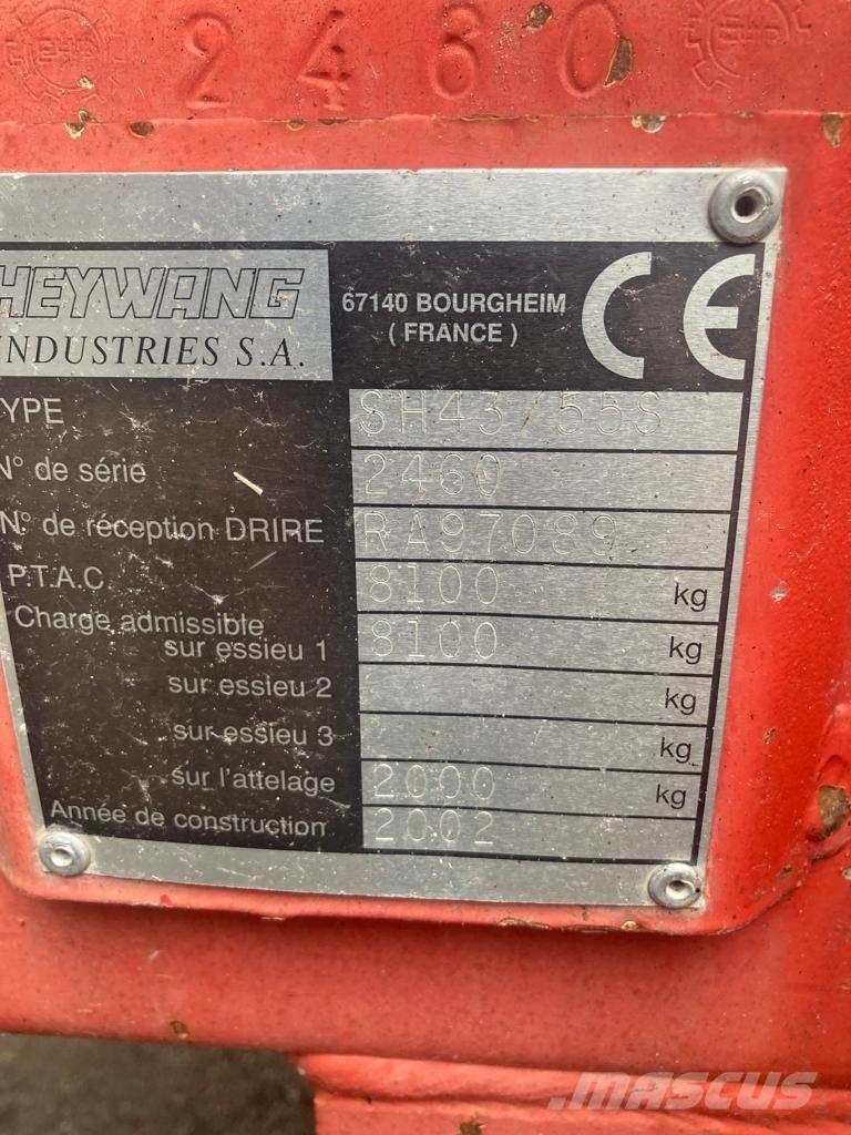Heywang SH 43/55 S 肥料散布機