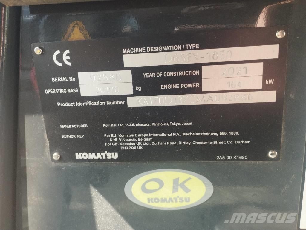 Komatsu D 65 EX-18 ブルドーザー