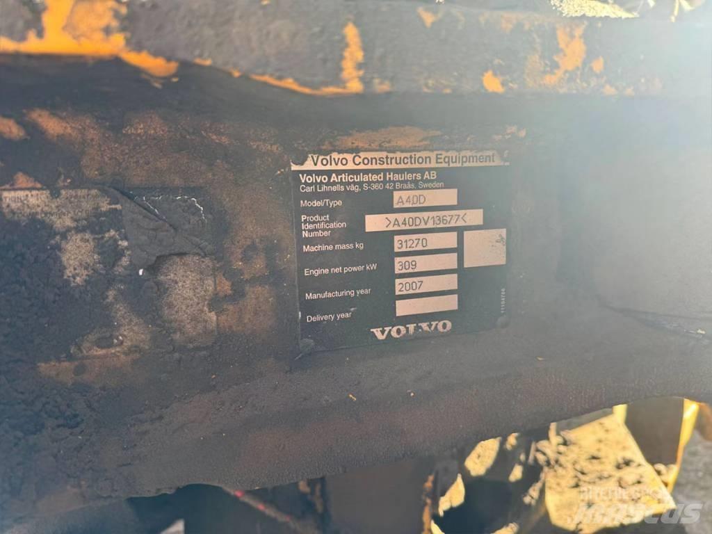 Volvo A 40 D アーティキュレート式ダンプトラック