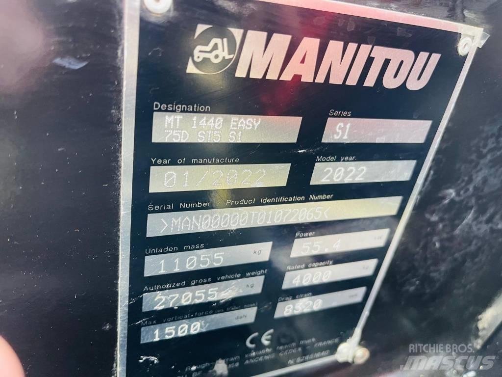 Manitou MT 1440 Easy テレスコーピックハンドラー