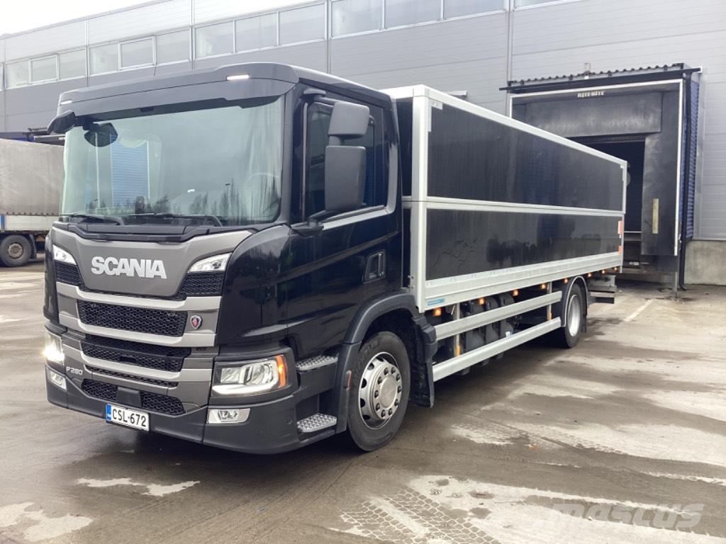 Scania P 280 CNG ボックスボディー、ウイング、箱車
