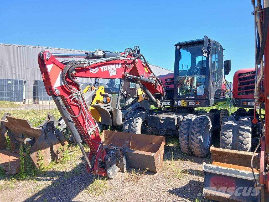Yanmar B 75 W ホイール式油圧ショベル（パワーショベル・ユンボ・バックホー）