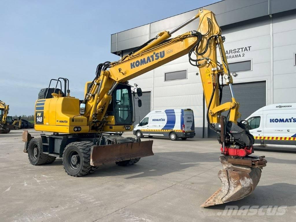 Komatsu PW 148-11 ホイール式油圧ショベル（パワーショベル・ユンボ・バックホー）