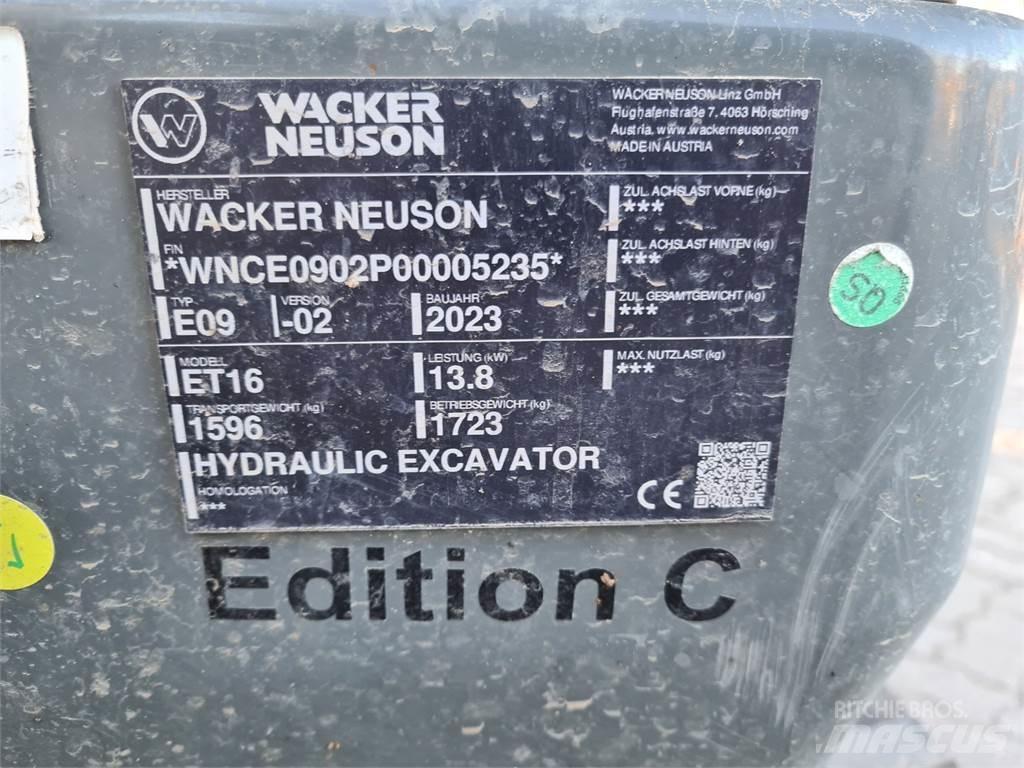 Wacker Neuson ET16 大型油圧ショベル12t以上（パワーショベル・ユンボ）