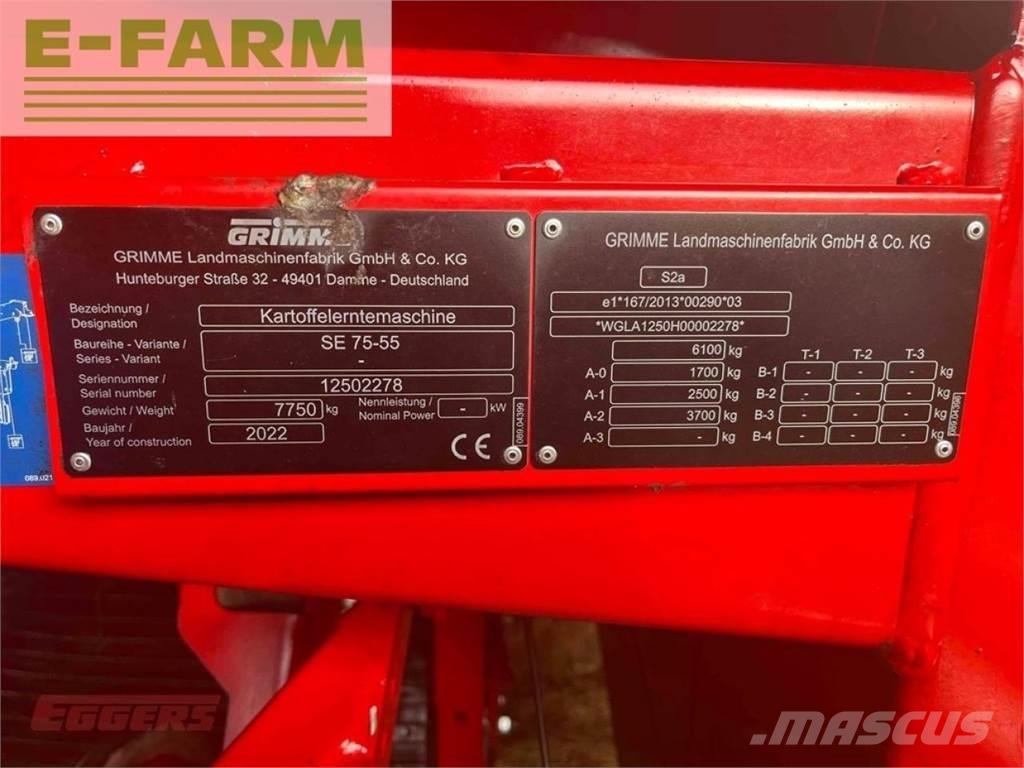Grimme se 75-55 sb ジャガイモ用設備 - その他