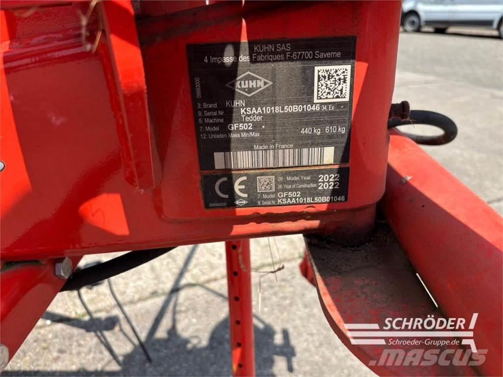 Kuhn GF 502 テッダー・テッダーレーキ