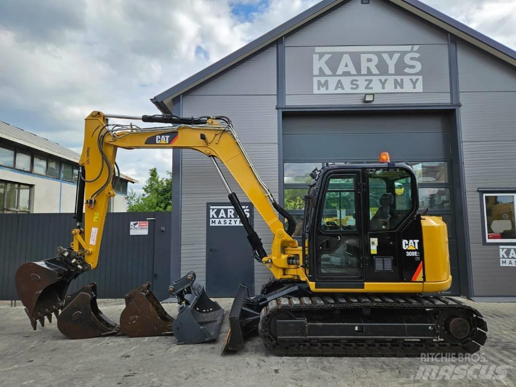 CAT 308 E 2 CR 中型油圧ショベル 7ｔ-12ｔ（ユンボ・パワーショベル・バックホー）