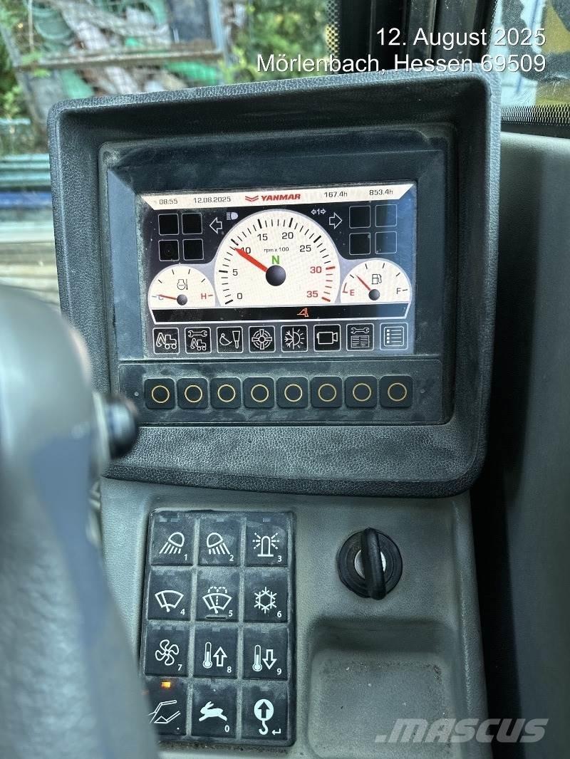 Yanmar B75W ホイール式油圧ショベル（パワーショベル・ユンボ・バックホー）