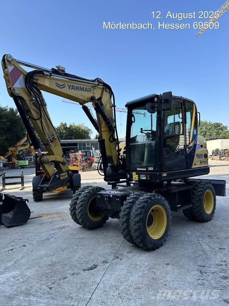 Yanmar B75W ホイール式油圧ショベル（パワーショベル・ユンボ・バックホー）
