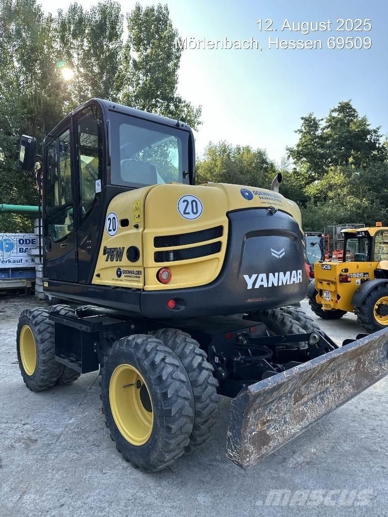 Yanmar B75W ホイール式油圧ショベル（パワーショベル・ユンボ・バックホー）
