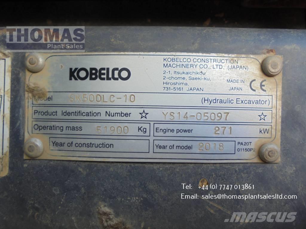 Kobelco SK 500 LC-10 大型油圧ショベル12t以上（パワーショベル・ユンボ）