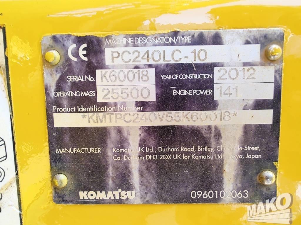 Komatsu PC 240 大型油圧ショベル12t以上（パワーショベル・ユンボ）