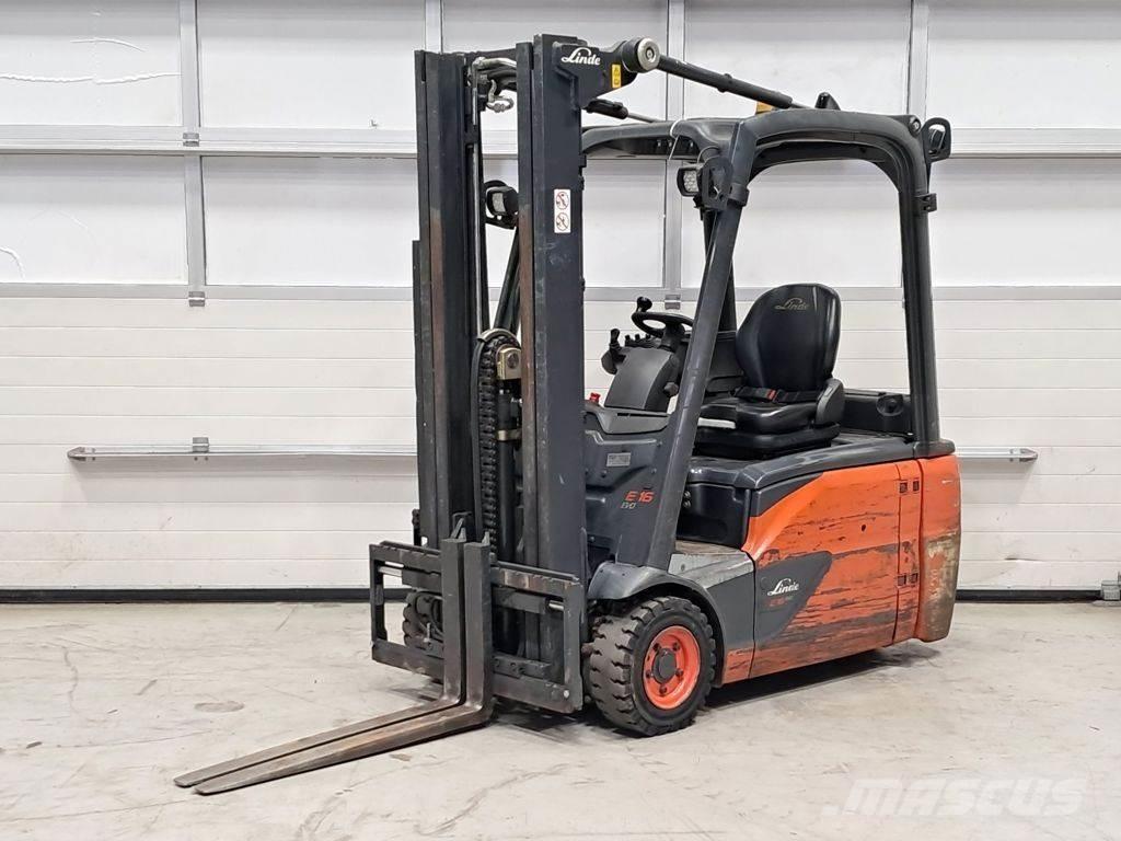 Linde E16L-02 バッテリーフォークリフト