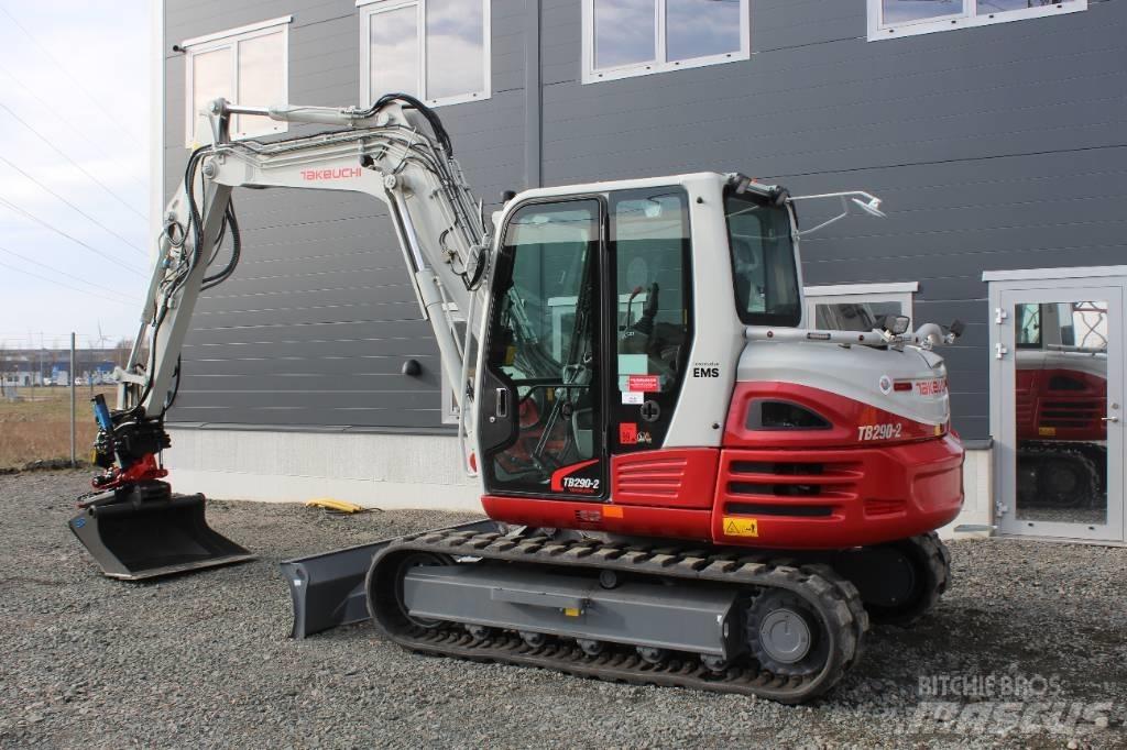 Takeuchi TB290 中型油圧ショベル 7ｔ-12ｔ（ユンボ・パワーショベル・バックホー）