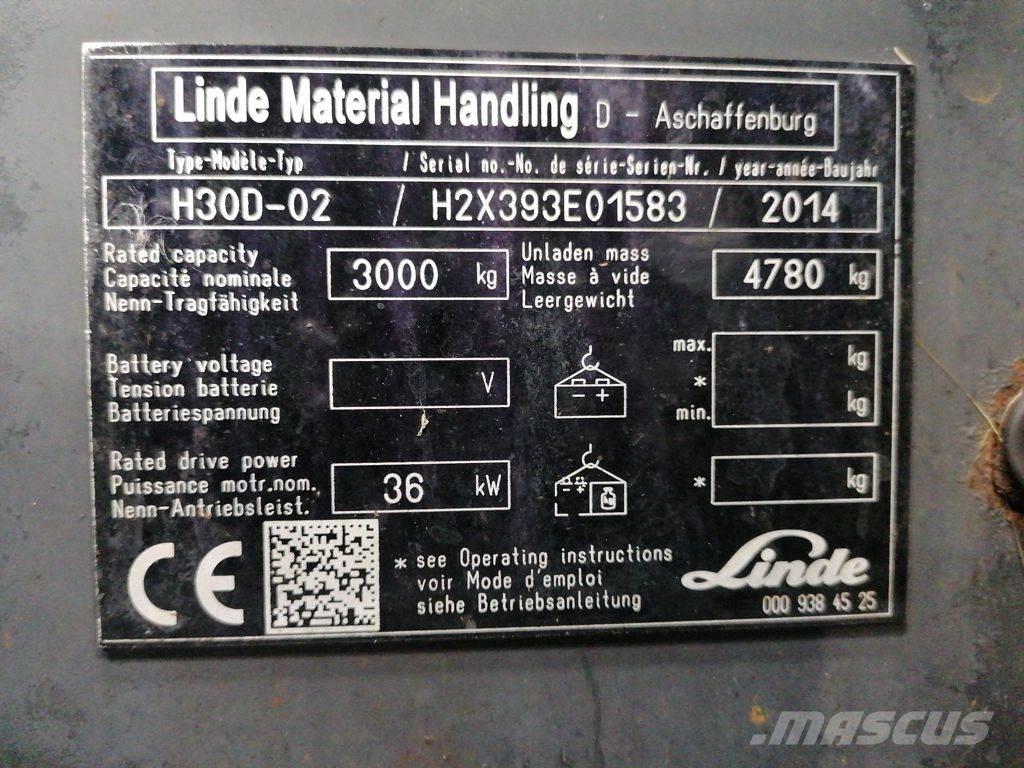 Linde H30D-02 ディーゼル・軽油