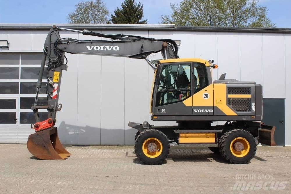 Volvo EW 160 E ホイール式油圧ショベル（パワーショベル・ユンボ・バックホー）