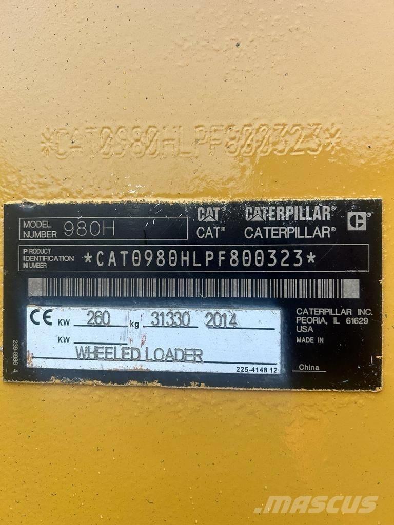 CAT 980H ホイールローダー・タイヤショベル