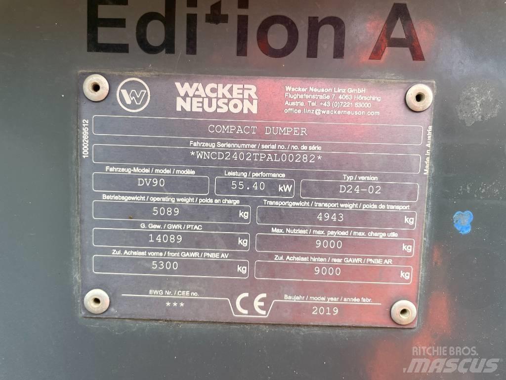 Wacker Neuson DV 90 サイト　ダンプ