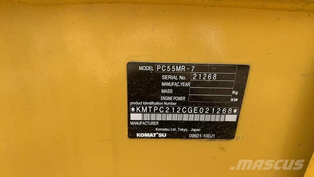 Komatsu PC 55 MR 大型油圧ショベル12t以上（パワーショベル・ユンボ）