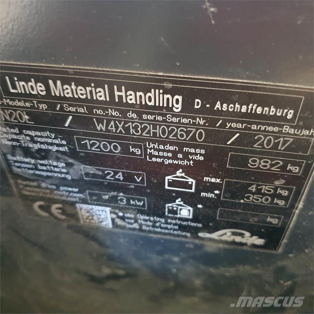 Linde N20L kurz オーダーピッカー