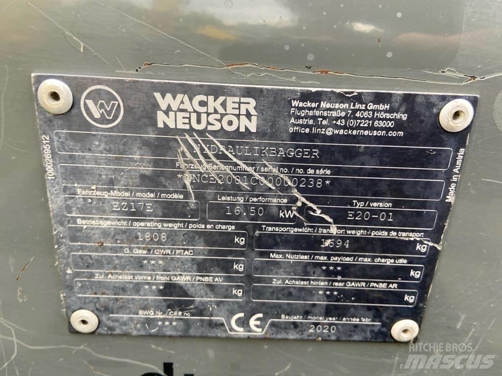 Wacker Neuson EZ17e 大型油圧ショベル12t以上（パワーショベル・ユンボ）