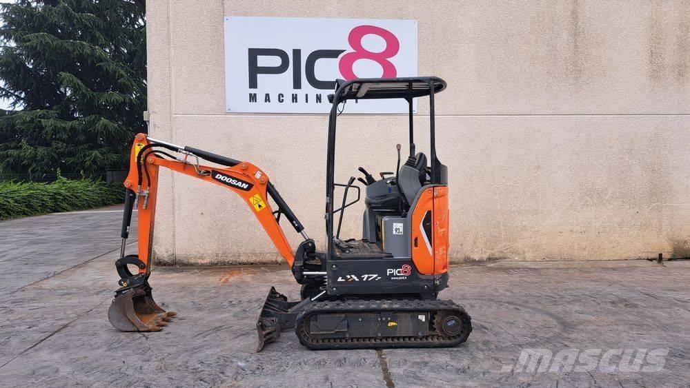 Doosan DX 17 ミニ油圧ショベル 7t以下（ミニユンボ・ミニディガー）