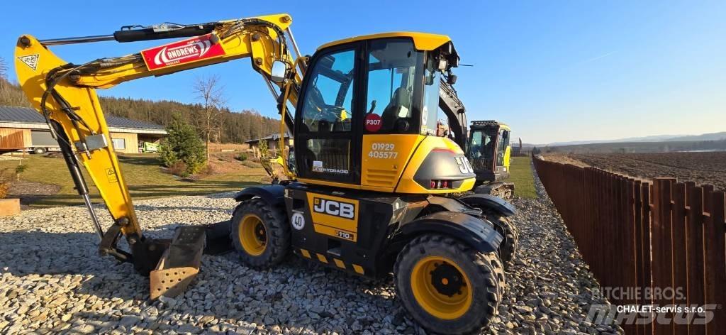 JCB 110 W Hydradig ホイール式油圧ショベル（パワーショベル・ユンボ・バックホー）
