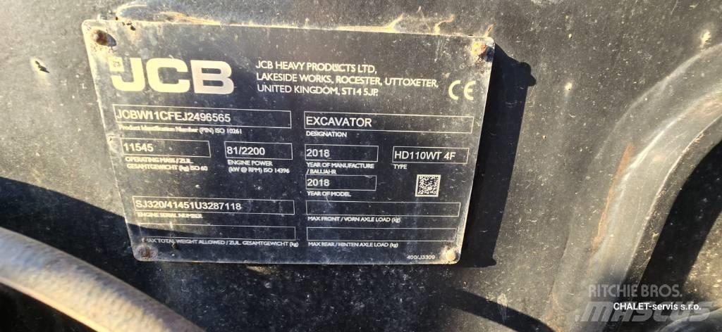 JCB 110 W Hydradig ホイール式油圧ショベル（パワーショベル・ユンボ・バックホー）