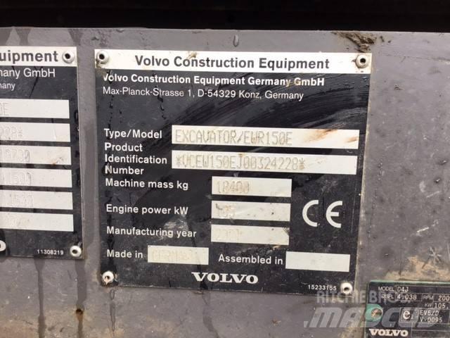 Volvo EWR 150 E ホイール式油圧ショベル（パワーショベル・ユンボ・バックホー）