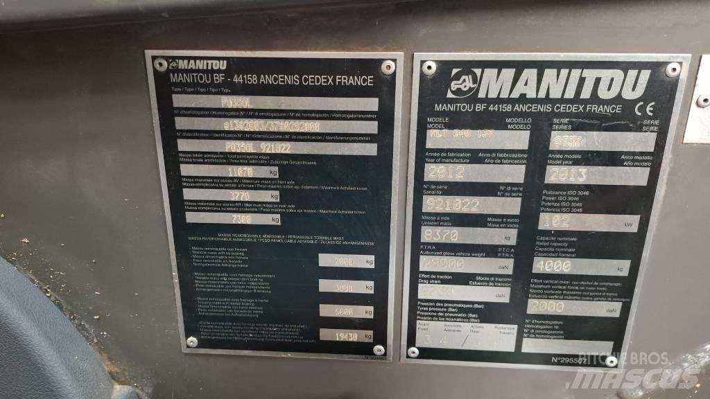 Manitou MLT 840-137 テレスコーピックハンドラー