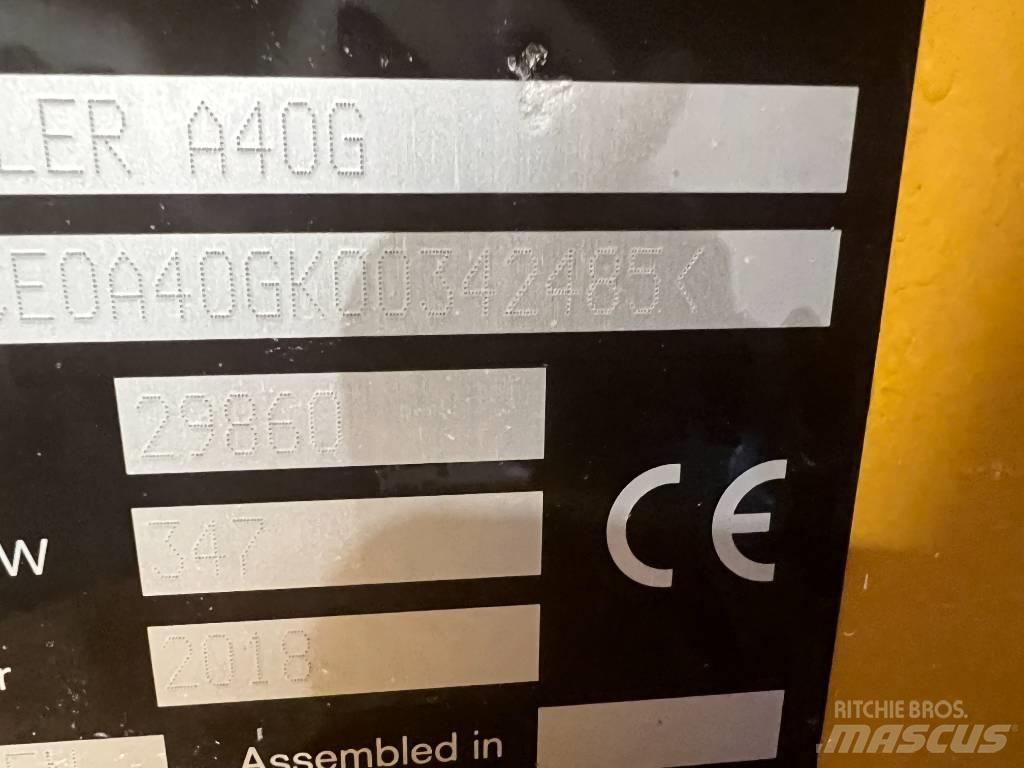 Volvo A 40 G アーティキュレート式ダンプトラック
