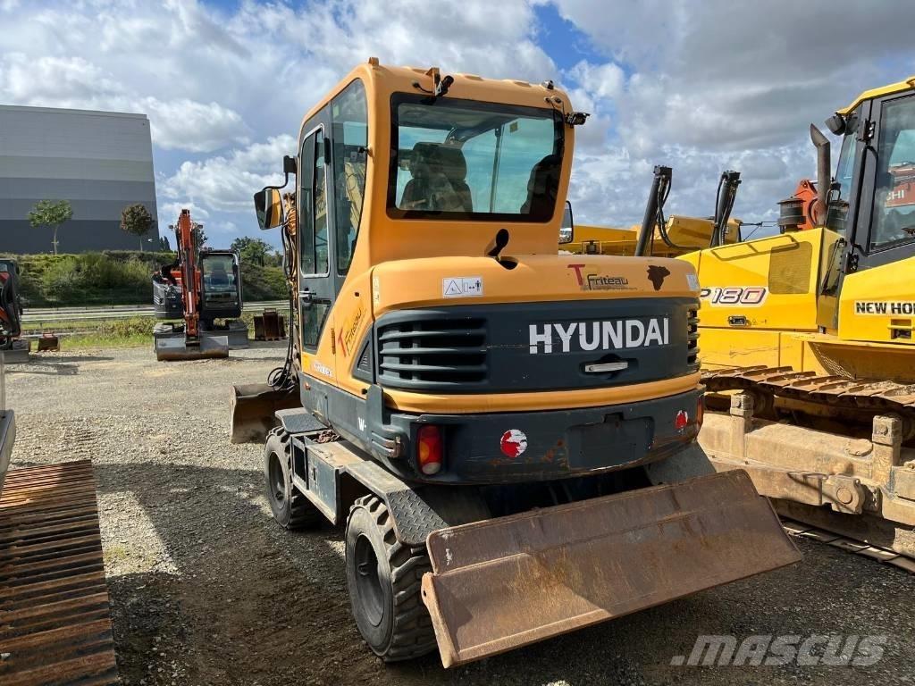 Hyundai R55W-9 ホイール式油圧ショベル（パワーショベル・ユンボ・バックホー）