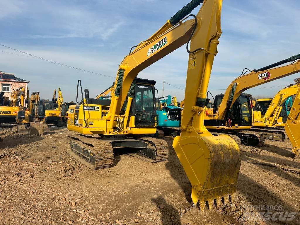 Komatsu PC 130 中型油圧ショベル 7ｔ-12ｔ（ユンボ・パワーショベル・バックホー）