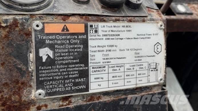 Hyster H 8.00 XL 5 自走式スタッカー