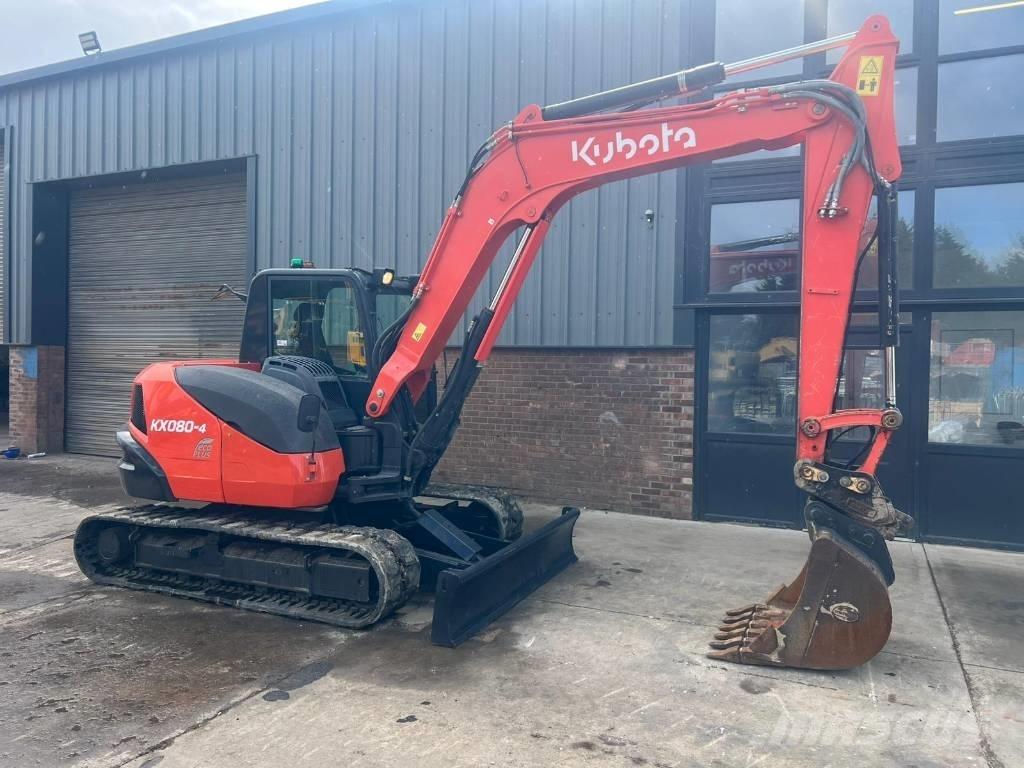 Kubota KX 080-4 ミニ油圧ショベル 7t以下（ミニユンボ・ミニディガー）