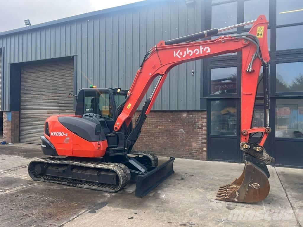 Kubota KX 080-4 ミニ油圧ショベル 7t以下（ミニユンボ・ミニディガー）
