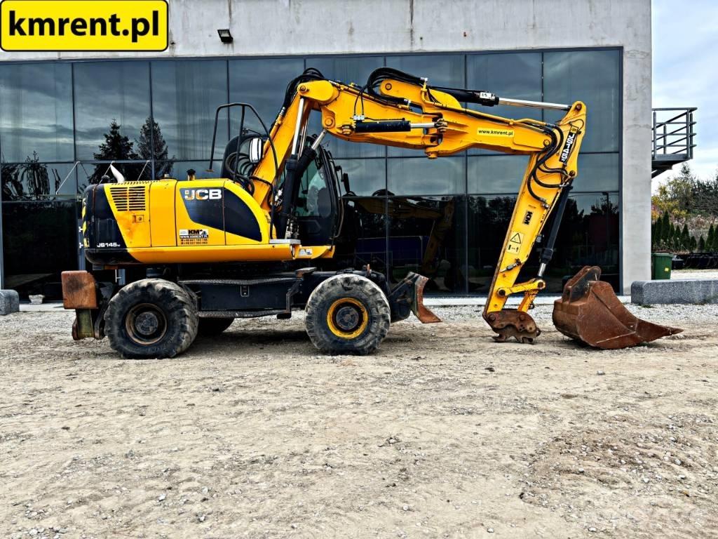 JCB JS 145 W ホイール式油圧ショベル（パワーショベル・ユンボ・バックホー）