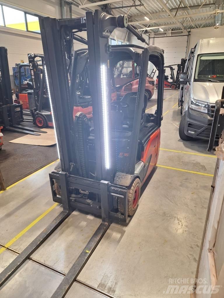 Linde E16 バッテリーフォークリフト