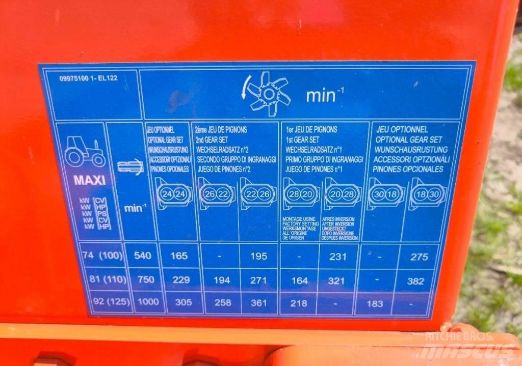 Kuhn EL 122-250 パワーハローとロータリーハロー