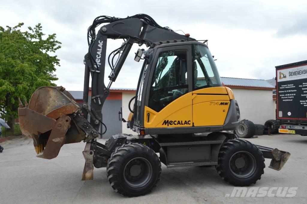  MECALC 714MWE ホイール式油圧ショベル（パワーショベル・ユンボ・バックホー）