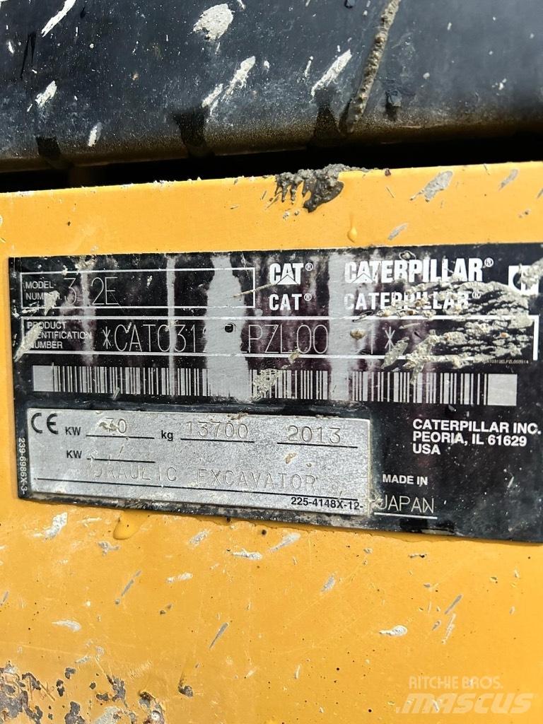 CAT 312 E 大型油圧ショベル12t以上（パワーショベル・ユンボ）