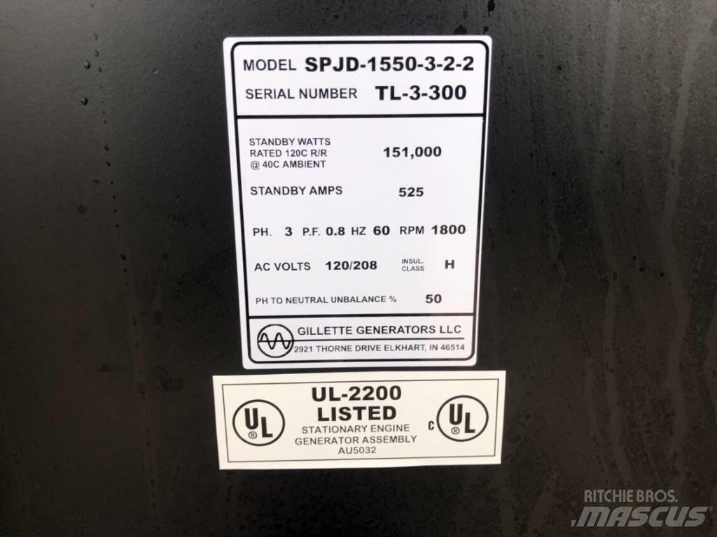  GILLETTE  SPJD-1550 ディーゼル発電機