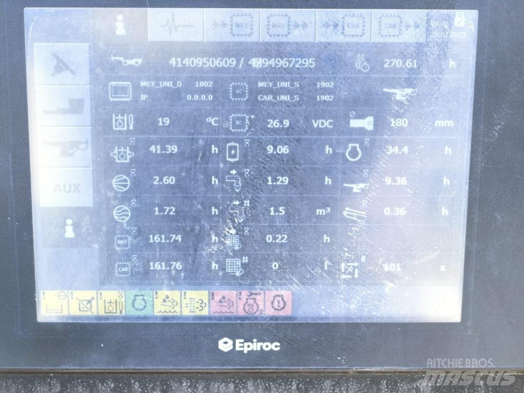 Epiroc Meyco ME5 他の地下設備