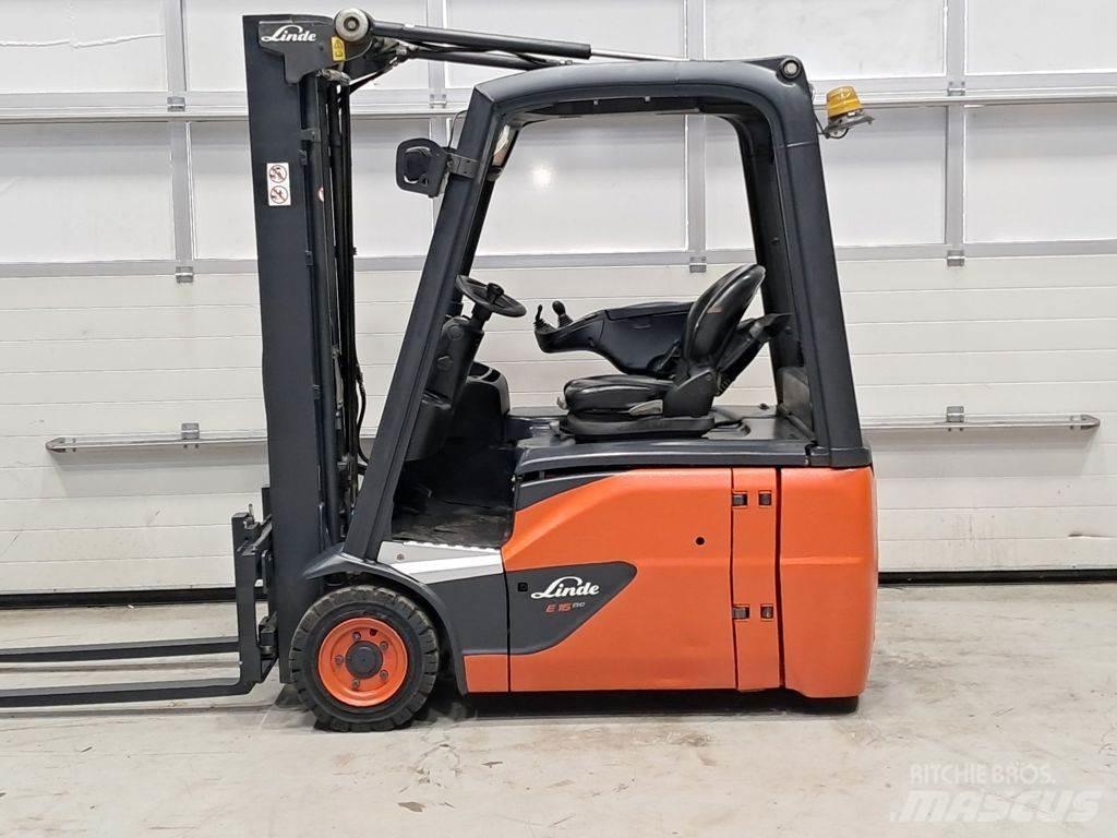Linde E16-02 バッテリーフォークリフト