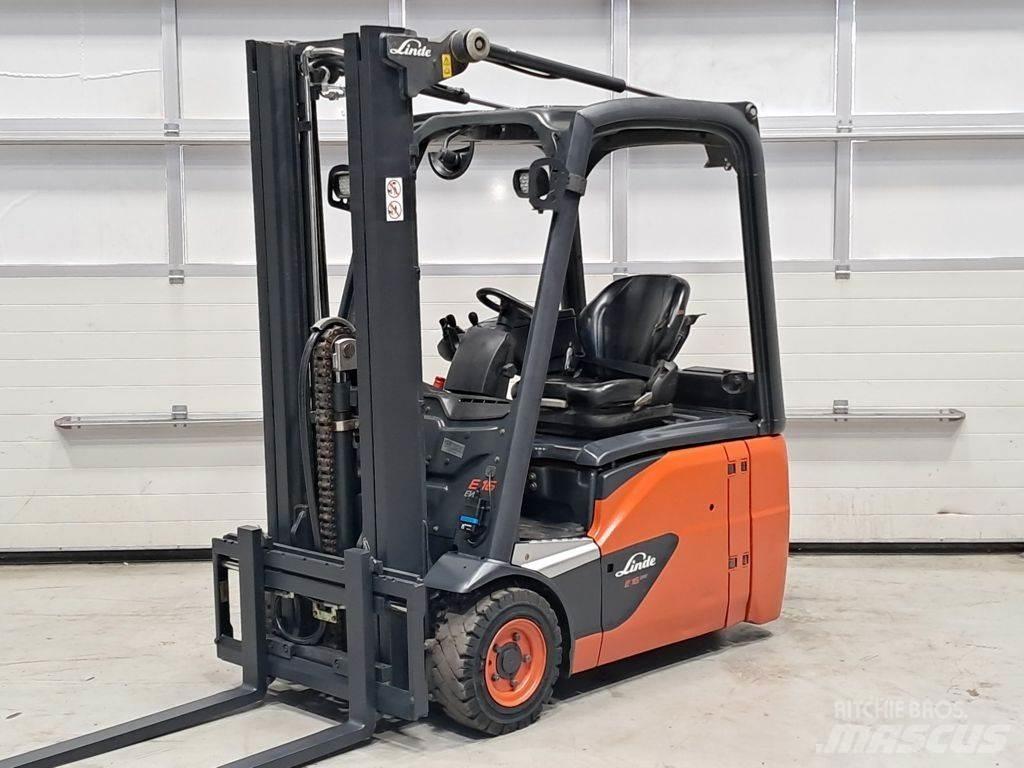 Linde E16-02 バッテリーフォークリフト