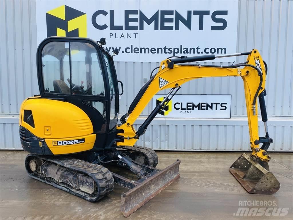 JCB 8026CTS ミニ油圧ショベル 7t以下（ミニユンボ・ミニディガー）