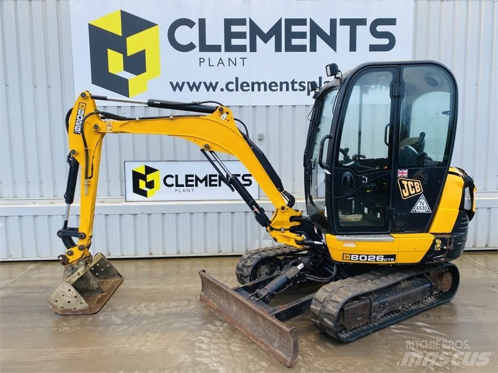 JCB 8026CTS ミニ油圧ショベル 7t以下（ミニユンボ・ミニディガー）