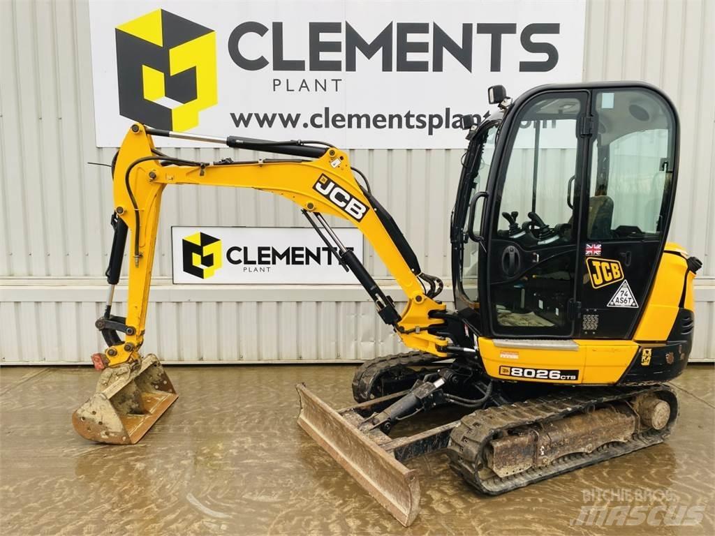 JCB 8026CTS ミニ油圧ショベル 7t以下（ミニユンボ・ミニディガー）