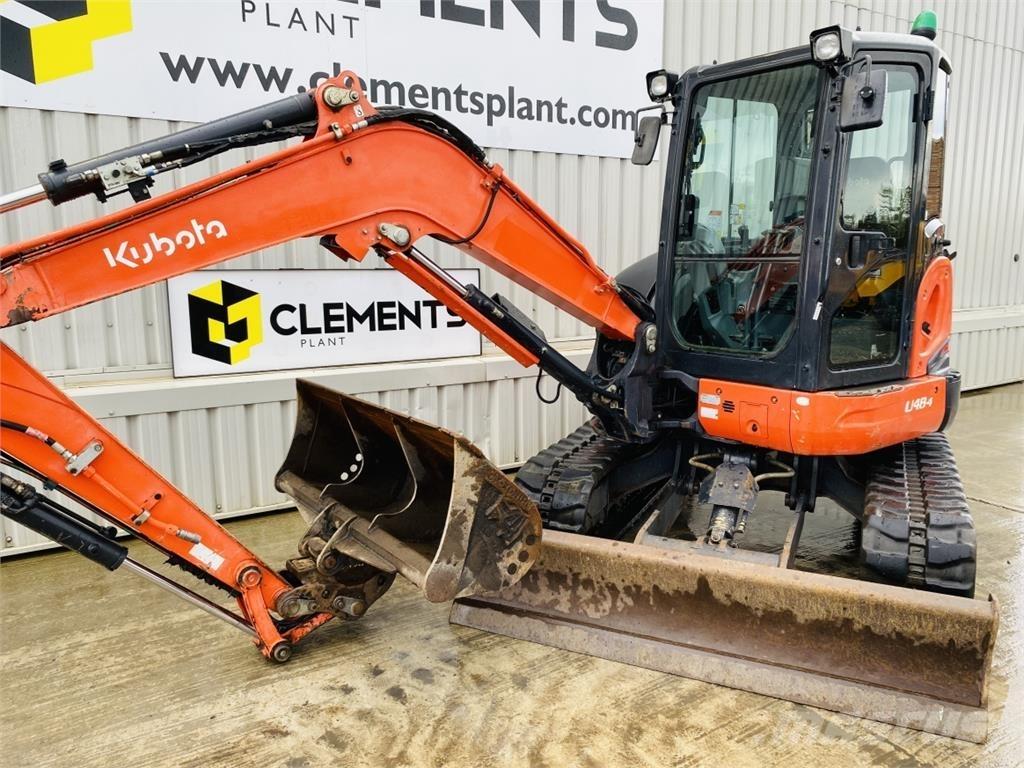 Kubota U48-4 中型油圧ショベル 7ｔ-12ｔ（ユンボ・パワーショベル・バックホー）